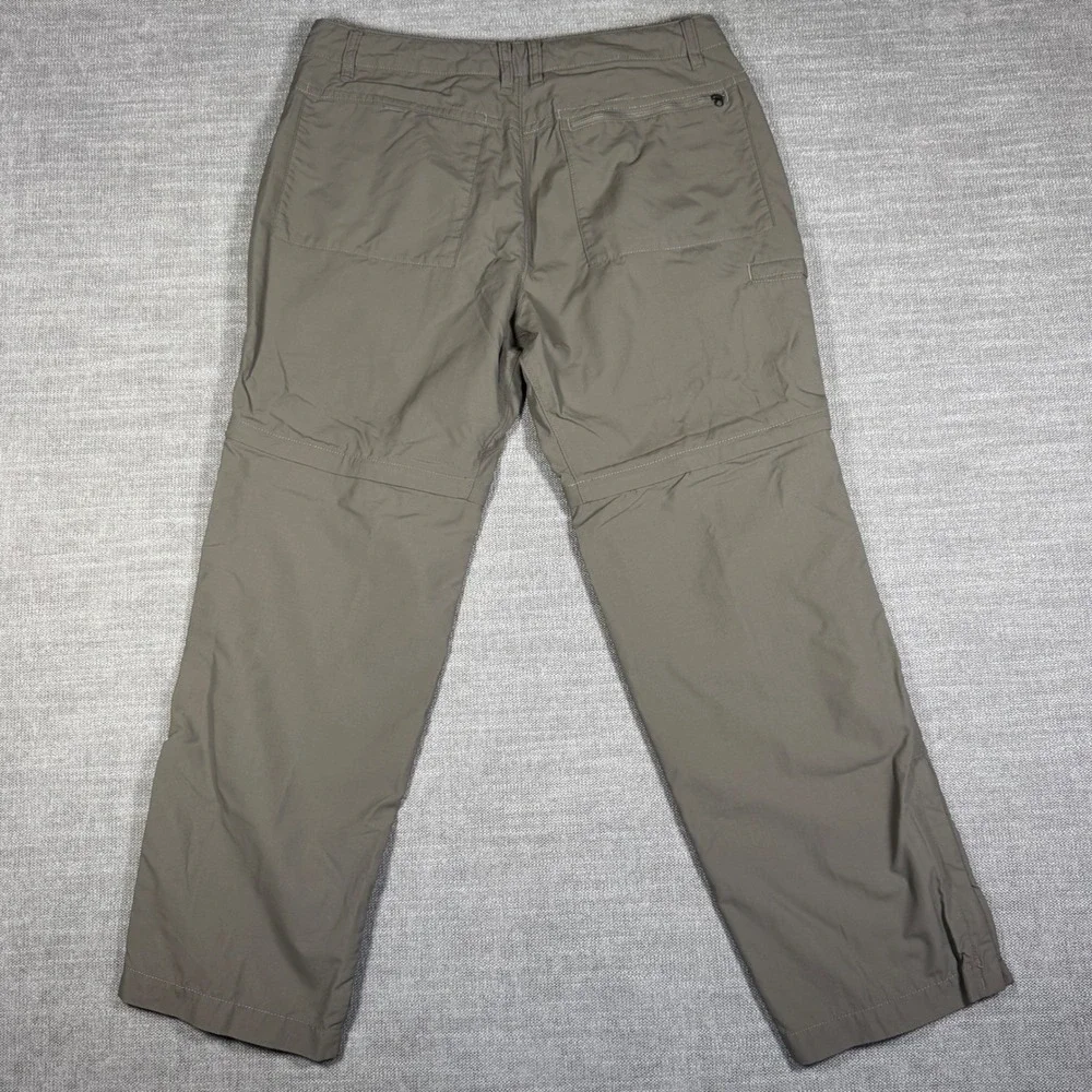 The North Face Basin Convertible Pants Mens 36 Short NWOT Taupe Green Hiking